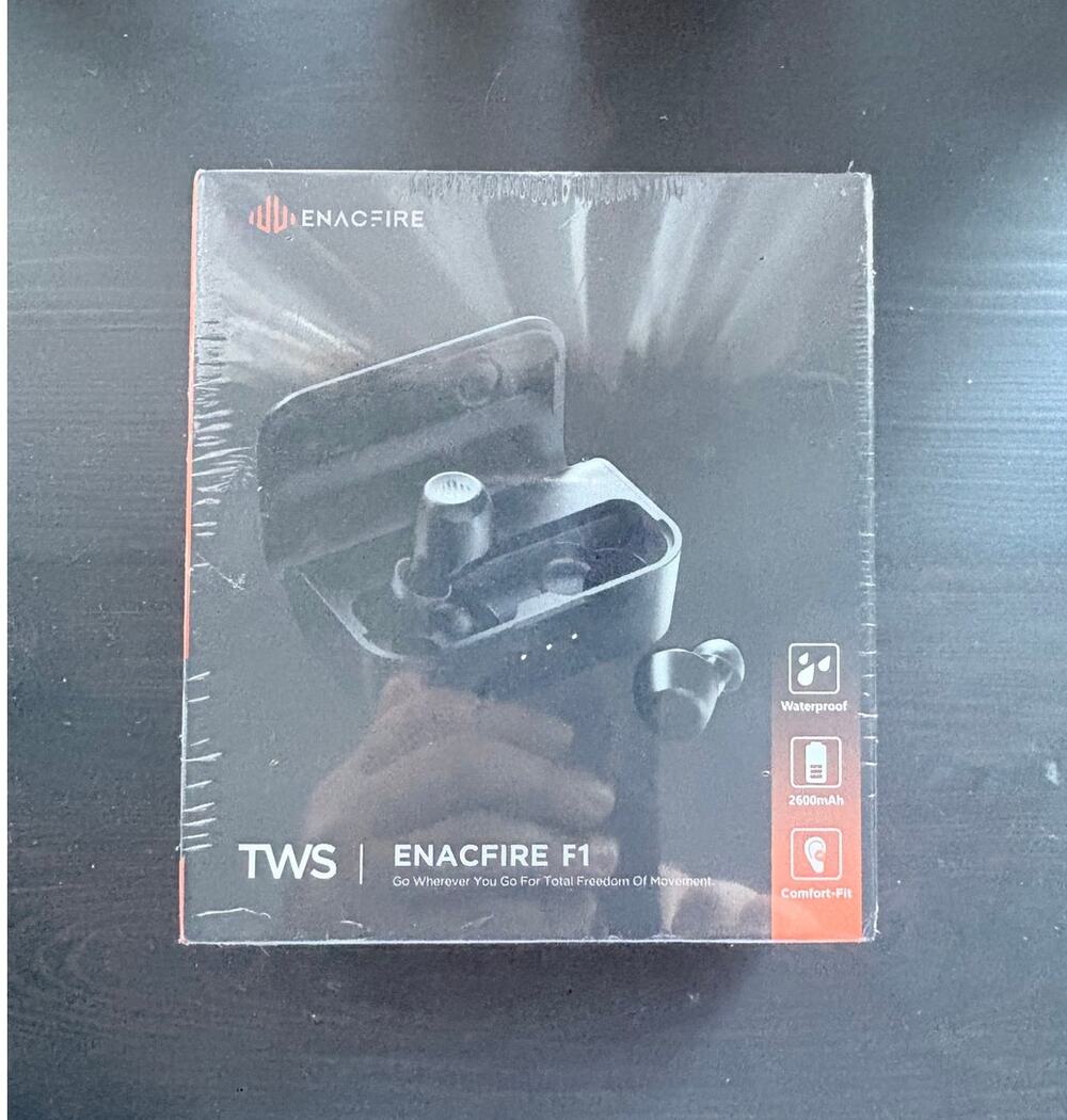 ENACFIRE F1 True Wireless Bluetooth Earbuds In Original Factory-Sealed Packaging